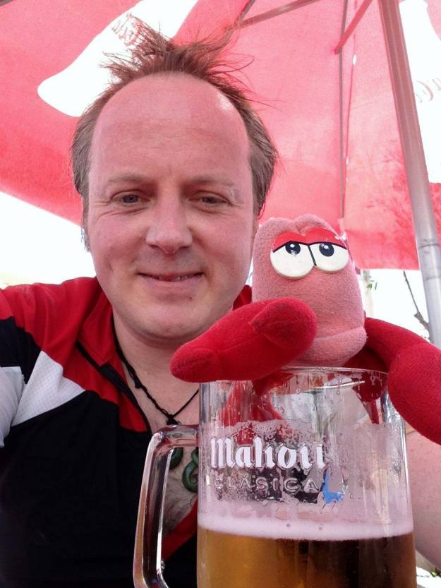 Tenerife - beer break with Lobster