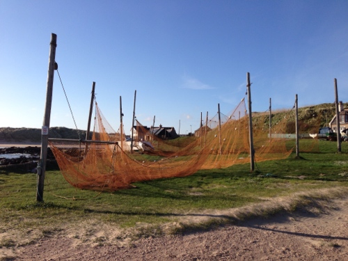 Cruden Bay - drying fishing nets