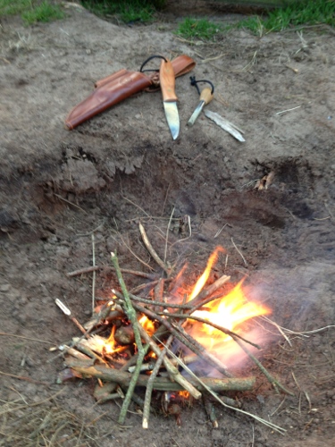 Fire by flint and steel