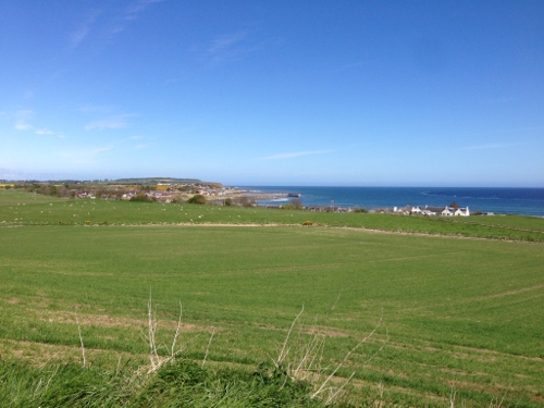 Looking down on Shandwick Bay