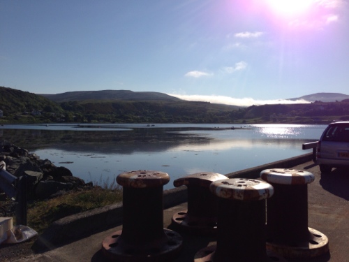 Bollards again - and clouds