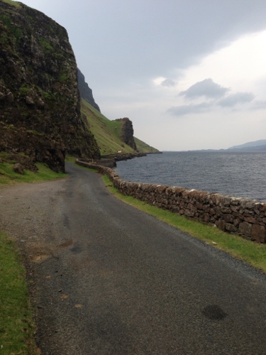 Coastal road getting interesting