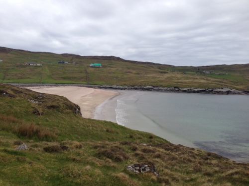 Deserted sandy beaches