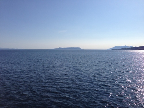 Ferry to Mallaig - sun still shining