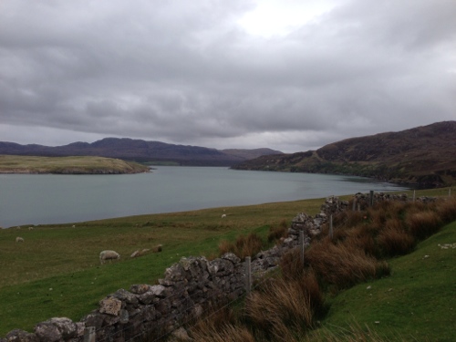 Looking back down the kyle