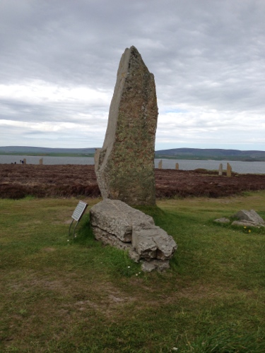 Ring of Brodgar - lightning shattered stone