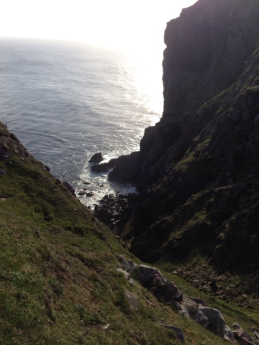 Steep cliffs!