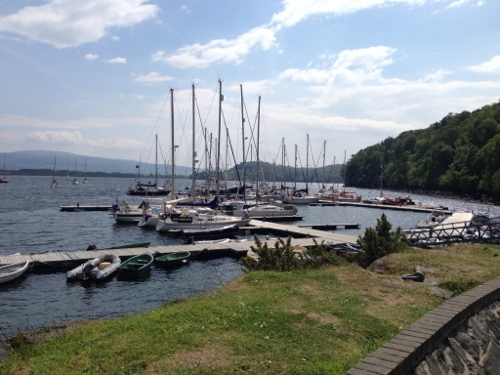Tobermory - yachts in the harbour