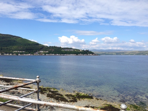 Dunoon waterfront looking over to Strone