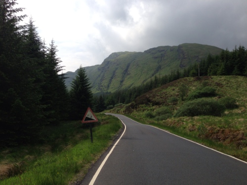 Hill climb up from Ardno Hill climb up from Ardno