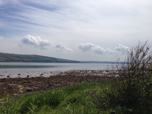Looking across to Bute