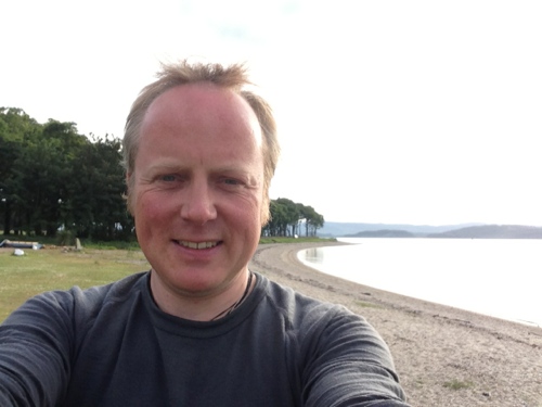 Me at Otter Ferry, shores of Loch Fyne