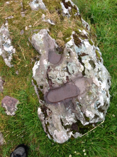 St Columba's footsteps St Columba's footsteps