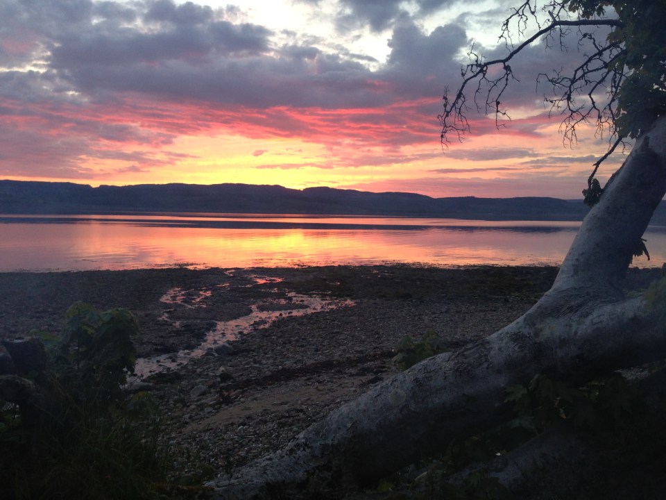 Loch Fyne sunset 2