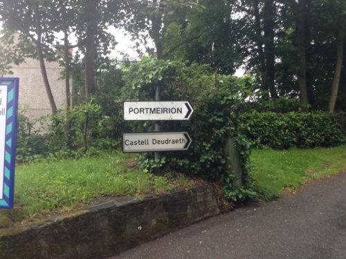Signpost to Portmeirion