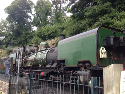 Steam Train - with the castle and medieval town I half expected to see something from Harry Potter