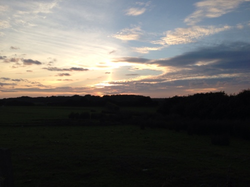 Sun gone on Anglesey