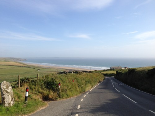 A487 along the coast from St David's