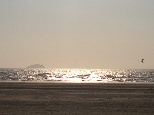 Evening drawing on in Weston-super-Mare