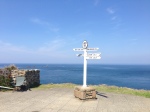 Land's End sign post