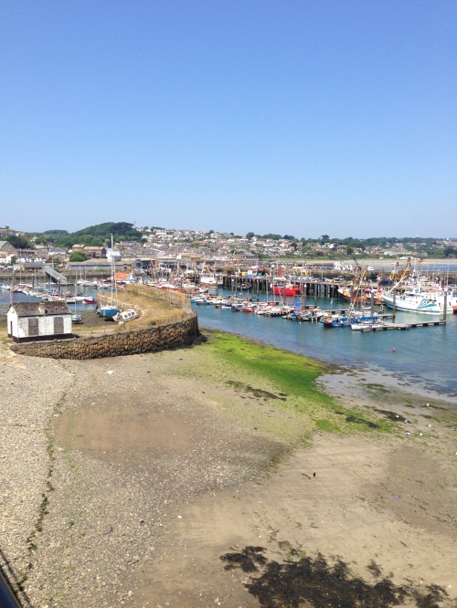 Newlyn harbour and old harbour