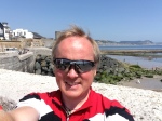Lyme Regis - me, and another beautiful day