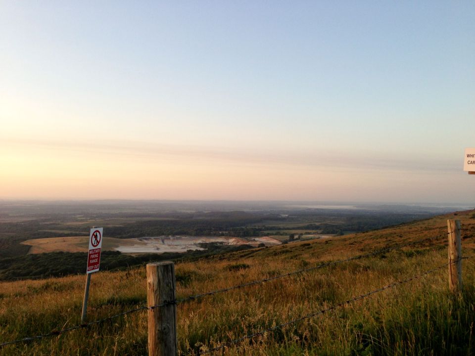 Purbecks looking east