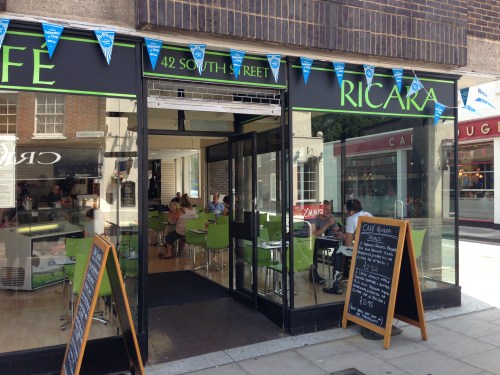 Cafe stop in Chichester