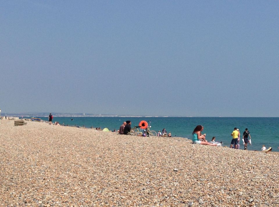 Beautiful day along the South Coast