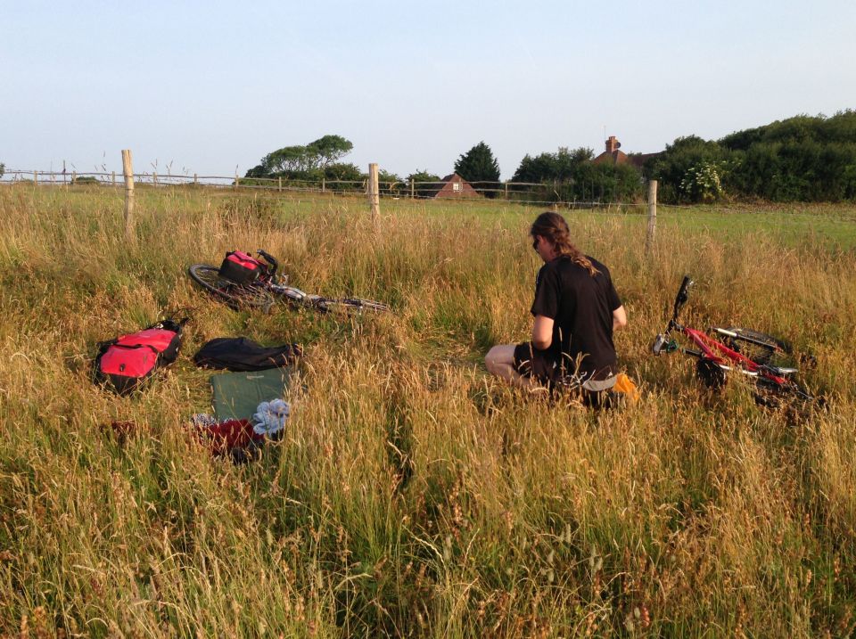 Morning on the South Downs 5 - our wild camp