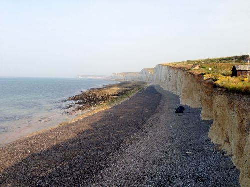 Birling Gap - people camping next to the cliff were taking a bit of a risk
