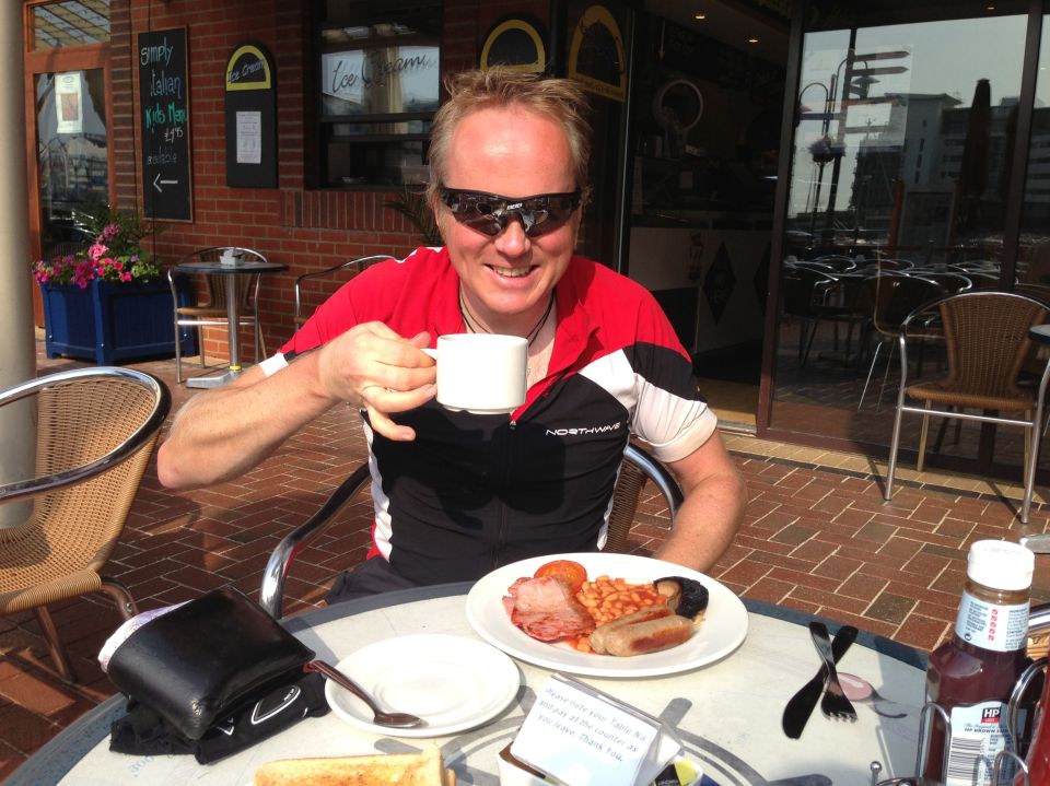 Sovereign Harbour - me and a fry up