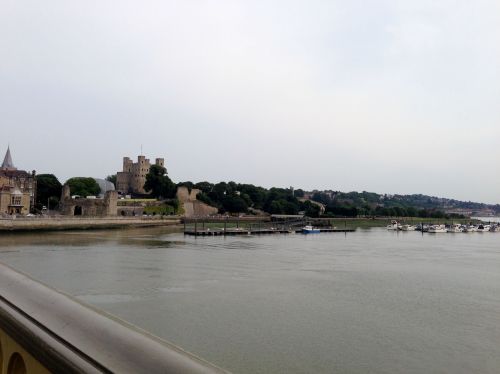 Rochester Castle from the River Medway