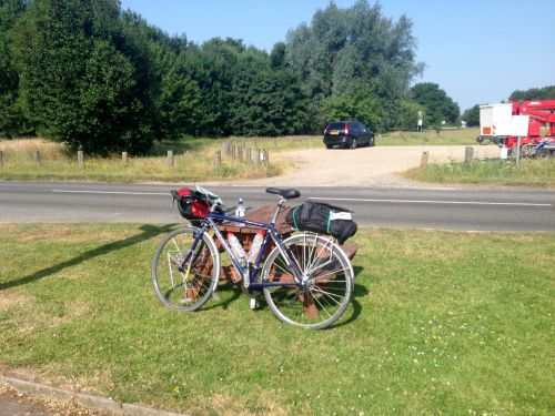 Bike sans Panniers, ready for Tour de Latitude