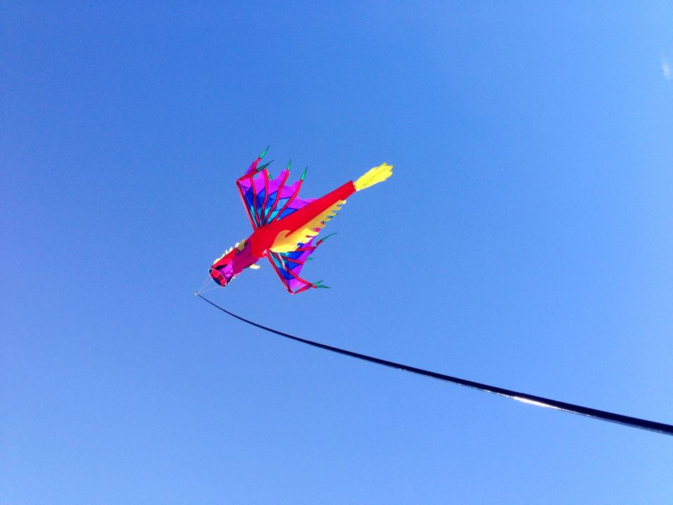 Dragon pennant - tent locating device