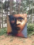 Cool paintings in the woods