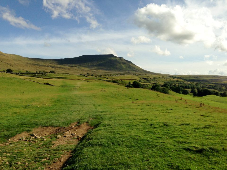 Ingleborough looms