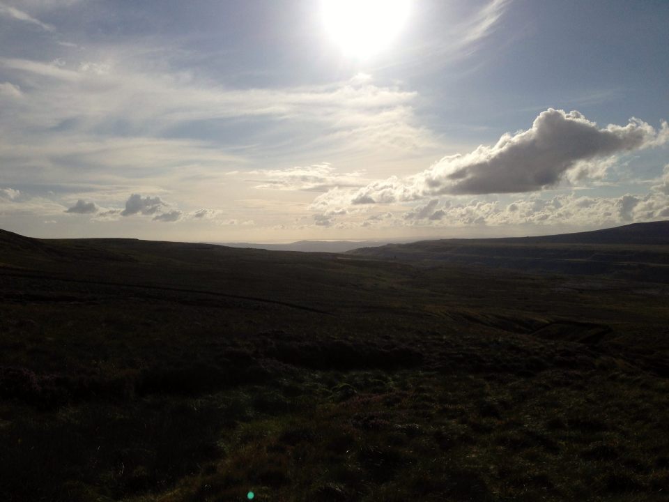Ingleborough - sun getting low