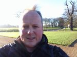 Blickling Hall - me and spiky hairdo