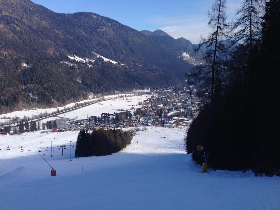 Kranjska Gora - near the top of chair lift 2